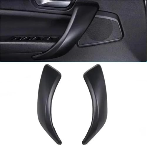 OPYJRL Auto-Innentürgriff-Panel-Abdeckung Für BMW 1er F20 F21 F22 2012-2018 2er F22 F23(2Pcs-Black) von OPYJRL