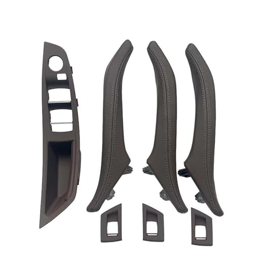 OPYJRL Auto Türgriff Innen Pull Trim Abdeckung Für BMW 5 Series F10/F11/F18 2010-2017(LHD Moka 7pcs) von OPYJRL