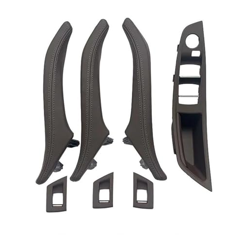 OPYJRL Auto Türgriff Innen Pull Trim Abdeckung Für BMW 5 Series F10/F11/F18 2010-2017(RHD Moka 7pcs) von OPYJRL