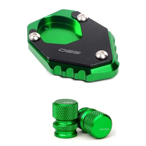 OPYJRL Halterungszubehör Motorrad-Seitenständer-Padhalterung Verstärkerplatte Verlängerungsplatte Für Versys 650 2010-2023 2020 2021(Style 2) von OPYJRL