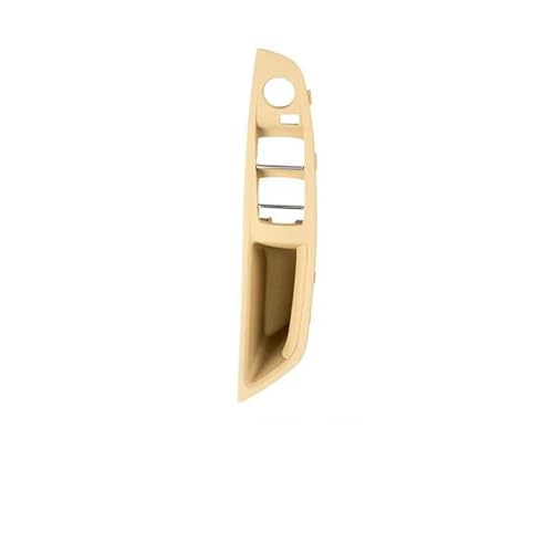 OPYJRL Innentür Pull Armlehne Panel Trim Ohne Spiegel Klapp Taste Für BMW F10 F11 5 Serie 2010-2017(LHD Beige) von OPYJRL
