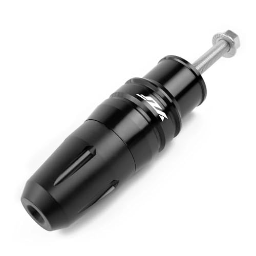 OPYJRL Motorrad-Modifikationszubehör Motorrad CNC Aluminium Rahmen Auspuff Slider Crash Schutz Crash Pad Für YZF-R3 YZFR3 YZF R3 2015-2023(Schwarz) von OPYJRL