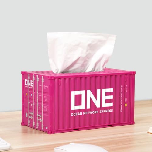 OPica Container Tissue Box Kreative Lagerung Serviette Halter Versand Container Modell Desktop Lagerung Serviette Box Mode Dekoration von OPica