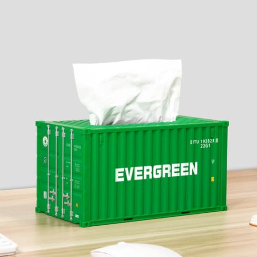 OPica Container Tissue Box Kreative Lagerung Serviette Halter Versand Container Modell Desktop Lagerung Serviette Box Mode Dekoration von OPica