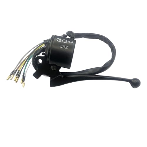 Kompatibler Lenkerschalter Kupplungsbremshebel Set für Jincheng AX100 Motorcycle Links Right Burn Control(Links) von OPsnvETkg