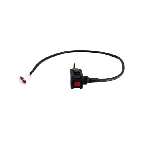 Universal ATV Motor Starter Kill Switch Motocross Hornknopf üblich(Rotes) von OPsnvETkg