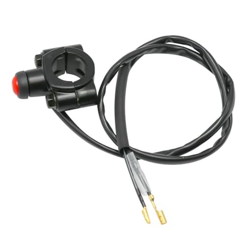 Universal Motorcycle Engine Stopp Start Start Kill Switch Taste CNC Rotationsstangenklemme Zubehör kompatibel mit 22 mm Lenker für Scooter ATV und ähnliche Modelle Universal Motorcycle Engine Stopp Start Start Kill Switch Taste CNC Rotationsstangenklemme Zubehör kompatibel mit 22 mm Lenker für Scooter ATV und ähnliche Modelle von OPsnvETkg