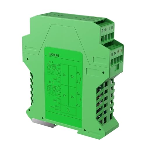 0-10 V 1-5 V zu 4-20 mA DC-Signalkonverter 1 Eingang 1 Ausgang Analoger Signalsender 4-20 mA zu 0-5 V 1-5 V Mehrkanal-Signalisolator(2 input 2,0-5V_DC24V_0-5V) von OQEGRGTT