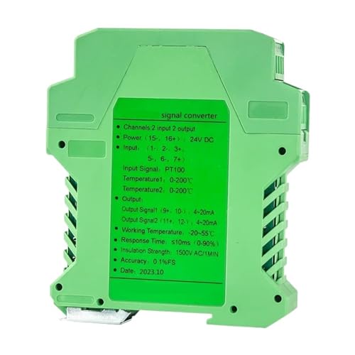 0-1Kohm Eingang zu 4-20 mA Ausgang Widerstandssignal-Isolator-Konverter(2 input 2,0-5KOHM_AC220V_0-20MA) von OQEGRGTT