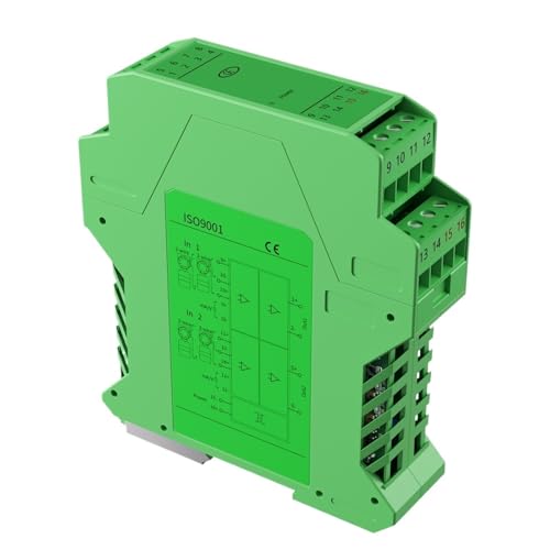2 Eingänge, 2 Ausgänge, 2 Eingänge, 4 Ausgänge, 4–20 mA, 0–10 V Gleichspannung, Strom, isolierter Sender, Mehrkanal, 0–20 mA, 0–10 mA, DC24 V, Signalisolator(2 input 2,0-10MA_DC24V_0-20MA) von OQEGRGTT
