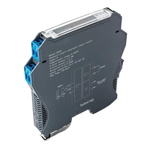 35 mm Din-Schienenmontage Thermoelement Typ KSK Temperaturtransmitter Temperaturmodul 4-20 mA 0-10 V Ausgang(OEM 1 in 2 out) von OQEGRGTT