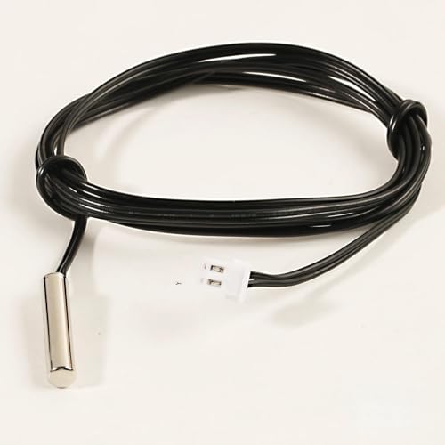 3950 NTC Thermistor Temperatursensor wasserdichter Sondendraht 10K 1m/2m/3m/5m W1209 W1401 X5.24-2P Kabel (5 m) von OQEGRGTT
