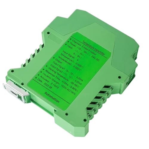 4-20 mA 0-10 V 0-5 V RS485 Temperaturtransmitter Typ K 0-600 °C 0-800 °C 0-1300 °C 1 Eingang 1 Ausgang Thermoelement-Signalkonverter Typ K(1 input 1,0-1300 C_DC24V_4-20MA) von OQEGRGTT
