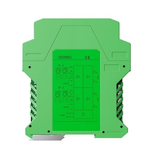 4-20 mA DC Analogsignal-Isolator 0-10 V bis 4-20 mA 0-5 V 1-5 V Signalkonverter 1 Ein 4 Aus 2 Ein 2 Aus 2 Ein 4 Aus Signalsender(2 input 4,4-20MA_DC24V_0-10MA) von OQEGRGTT