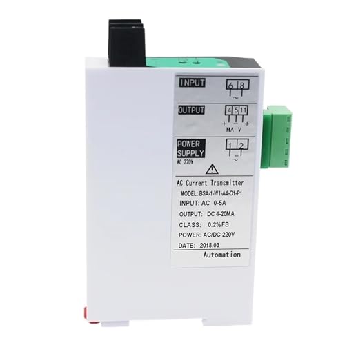 AC 5ma 10ma 20ma Strom Sender Analog Ausgang 4-20ma 0-5v AC Din Schiene Strom Sensor Wandler DC24V(AC220V,AC 0-2A INPUT_RS485) von OQEGRGTT