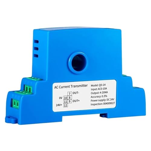 AC DC Stromsensor 4-20 mA 0-150 A Stromerkennungskonverter 0-20 mA 0-5 V 10 V RS485 AC-Stromsender(0-100AINPUT_8MM_RS485) von OQEGRGTT