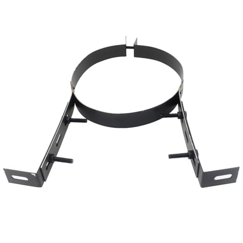 Kaminrohrhalterung for Kaminabzug, Rauchrohr-Befestigungshalterung, Kaminauskleidungsklemme, Edelstahl-Ofenrohr-Stützklammer(ID 100mm) von OQEGRGTT