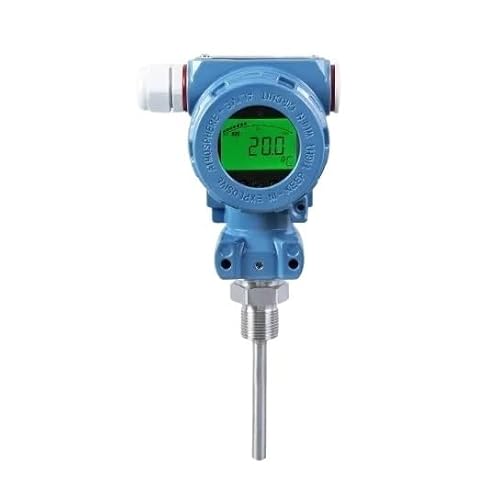 PCT400 Integrierter Temperaturtransmitter Plug-in Temperatursensor mit Anzeige Temperaturtransmitter 4-20 mA L = 100 mm(0-300C) von OQEGRGTT