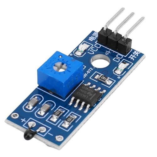 Thermistor Temperatursensor-Modul, hohe Empfindlichkeit, Thermistor-Sensor, digitaler Ausgang NTC für DIY-Kit MCU-Roboter Thermistor Temperatursensor-Modul, hohe Empfindlichkeit, Thermistor-Sensor, digitaler Ausgang NTC für DIY-Kit MCU-Roboter von OQEGRGTT