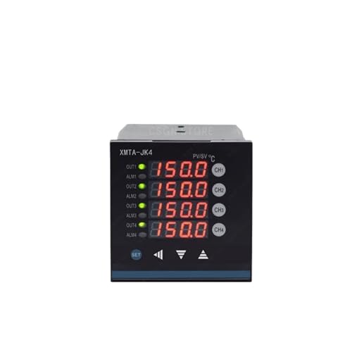 XMTA-JK4/408/418G 4 Kanal Pid Temperatur Controller 220 V 96 MM SSR Relais Ausgang Pid Controller 96 MM * 96 MM(SSR Output 0 Alarm) von OQEGRGTT