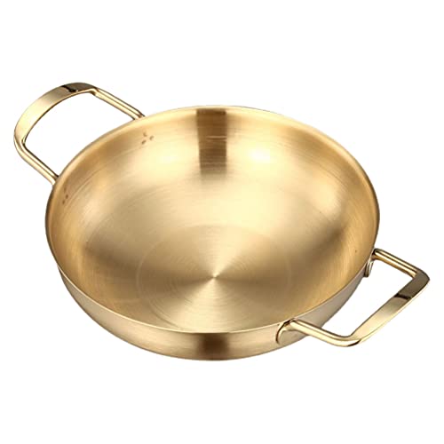 OQHAIR 1-teiliger Suppentopf, Dampfgarer aus Edelstahl, Suppentopf, Bratpfanne, Nudeln, Pfanne, traditionelle Paella-Pfanne, Topf, Ramen, Suppentopf, Soßentopf OQHAIR 1-teiliger Suppentopf, Dampfgarer aus Edelstahl, Suppentopf, Bratpfanne, Nudeln, Pfanne, traditionelle Paella-Pfanne, Topf, Ramen, Suppentopf, Soßentopf von OQHAIR