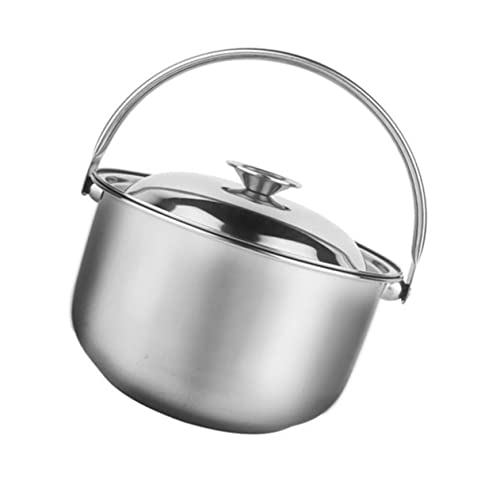 OQHAIR 3-teiliger Edelstahl-Kochtopf, Induktionspfannen, tragbarer Hot Pot, Nudelkocher, Dampfgarer, Töpfe mit koreanischem Rührgriff, Suppenauflauf, Suppentopf, Schmortopf, Soßenpfanne, OQHAIR 3-teiliger Edelstahl-Kochtopf, Induktionspfannen, tragbarer Hot Pot, Nudelkocher, Dampfgarer, Töpfe mit koreanischem Rührgriff, Suppenauflauf, Suppentopf, Schmortopf, Soßenpfanne, von OQHAIR