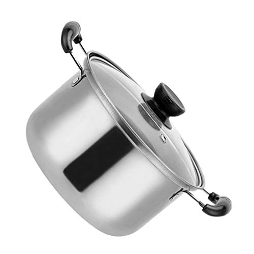 OQHAIR Dampftopf, Edelstahl-Milchtopf, Kochtopf, Induktions-Suppentopf, Suppentopf, Herdtopf mit Deckel, Kochtopf, Kochgeschirr OQHAIR Dampftopf, Edelstahl-Milchtopf, Kochtopf, Induktions-Suppentopf, Suppentopf, Herdtopf mit Deckel, Kochtopf, Kochgeschirr von OQHAIR