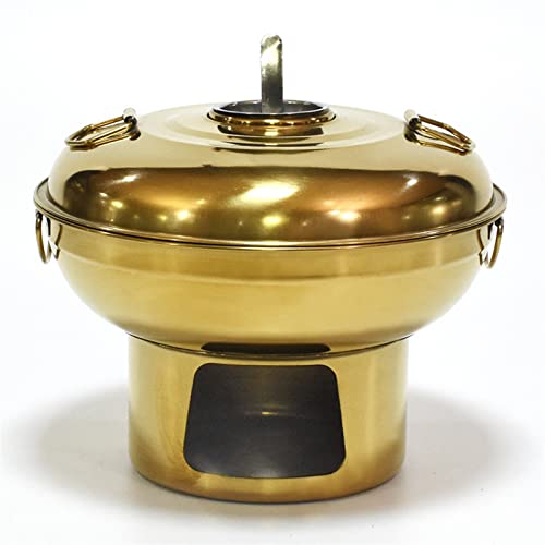 OQHAIR Topf Edelstahl Holzkohle Hot Pot Tragbarer EIN-Personen-Kleiner Hot Pot Net Red Dry Ice Hot Pot OQHAIR Topf Edelstahl Holzkohle Hot Pot Tragbarer EIN-Personen-Kleiner Hot Pot Net Red Dry Ice Hot Pot von OQHAIR