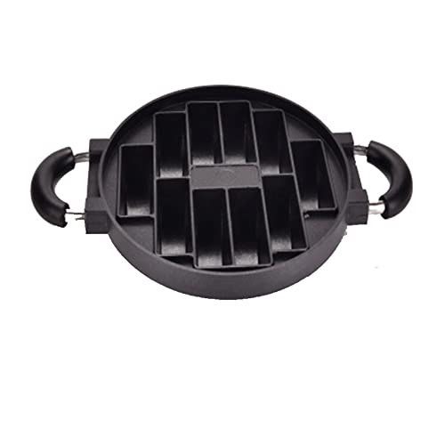 OQHAIR Topf Haushalt Flache Runde Kuchenform Aluminium Kleine Kugel Backform Unbeschichtete Antihaft-Pfanne Backwerkzeug von OQHAIR