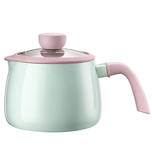 OQHAIR Topf-Induktionsherd, Instant-Nudelschüssel mit transparentem Deckel, Mini-Antihaft-Heißemaille, Milch- und Kaffeekanne OQHAIR Topf-Induktionsherd, Instant-Nudelschüssel mit transparentem Deckel, Mini-Antihaft-Heißemaille, Milch- und Kaffeekanne von OQHAIR