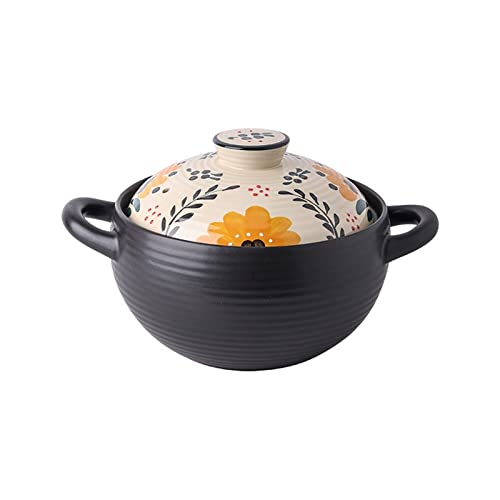 OQHAIR Topf Keramik Wok, Gastopf, Blumentopf, Keramiktopf, Kochtopf, Herd, Haushaltsküchengeräte von OQHAIR
