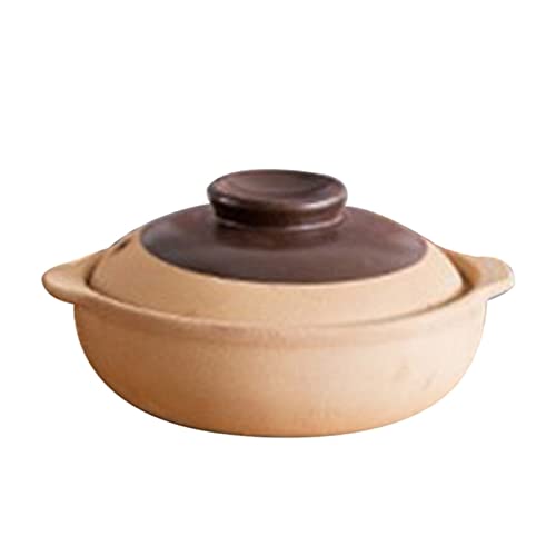OQHAIR Topf Keramikmaterial Auflauf, Haushaltssuppe mit offenem Feuer, Reisbrei, Eintopf OQHAIR Topf Keramikmaterial Auflauf, Haushaltssuppe mit offenem Feuer, Reisbrei, Eintopf von OQHAIR