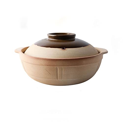 OQHAIR Topf Retro Haushaltskasserolle 2L Suppeneintopf Gasherd Verwenden Sie tiefen Suppentopf aus Keramik OQHAIR Topf Retro Haushaltskasserolle 2L Suppeneintopf Gasherd Verwenden Sie tiefen Suppentopf aus Keramik von OQHAIR