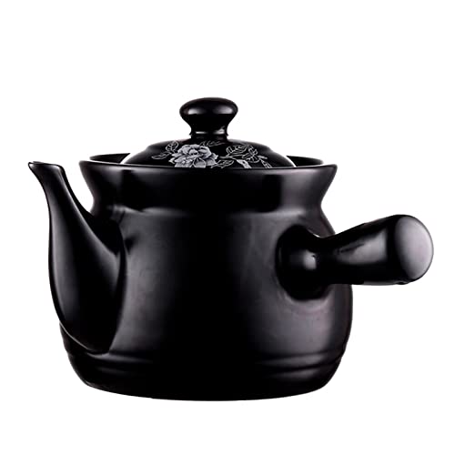 OQHAIR Topf Schwarz emaillierten chinesischen Medizin Topf Braumedizin Keramiktopf OQHAIR Topf Schwarz emaillierten chinesischen Medizin Topf Braumedizin Keramiktopf von OQHAIR