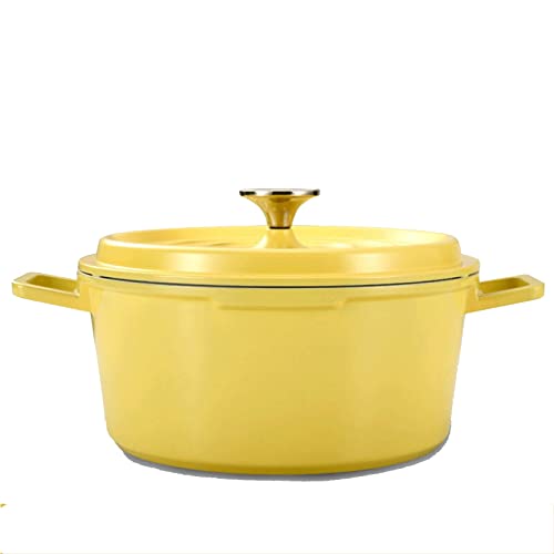 OQHAIR Topf Topf Haushaltssuppentopf Eintopftopf Suppeneintopf Druckguss-Aluminium-Emaille-Topf Gasherd OQHAIR Topf Topf Haushaltssuppentopf Eintopftopf Suppeneintopf Druckguss-Aluminium-Emaille-Topf Gasherd von OQHAIR