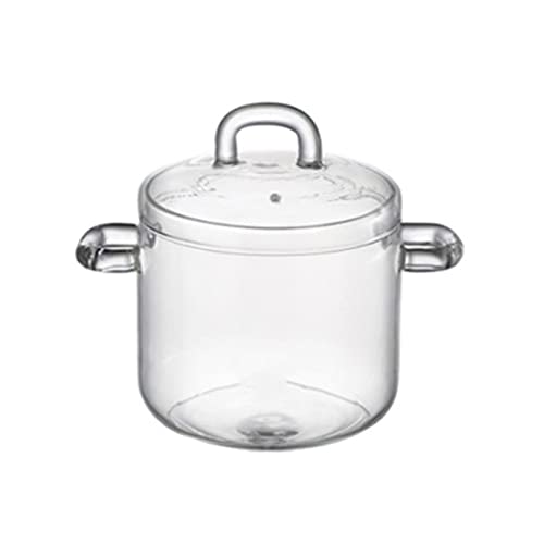 Topf Glas Kleiner Eintopftopf Wasserdichter transparenter Deckel Suppentasse Suppenschüssel Vogelnest Eintopfschüssel Offene Flamme Haushaltsküchenbedarf Topf Glas Kleiner Eintopftopf Wasserdichter transparenter Deckel Suppentasse Suppenschüssel Vogelnest Eintopfschüssel Offene Flamme Haushaltsküchenbedarf von OQHAIR
