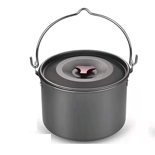 Topf Outdoor Tragbarer Camping Hängetopf Großer Grill Suppentopf Picknick-Set Topf Picknicktopf Topf Outdoor Tragbarer Camping Hängetopf Großer Grill Suppentopf Picknick-Set Topf Picknicktopf von OQHAIR