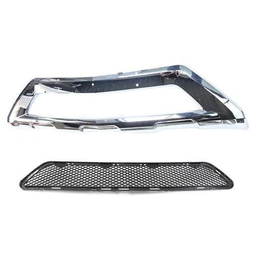 OQRDVVTT Frontspoiler A2048852022 A2048852722 Chromleiste Frontspoiler-Diffusor Für Mercedes Für Benz GLK X204 W204 GLK350 GLK250 GLK300 Frontstoßstange Spoiler(Hrome and Grill) von OQRDVVTT