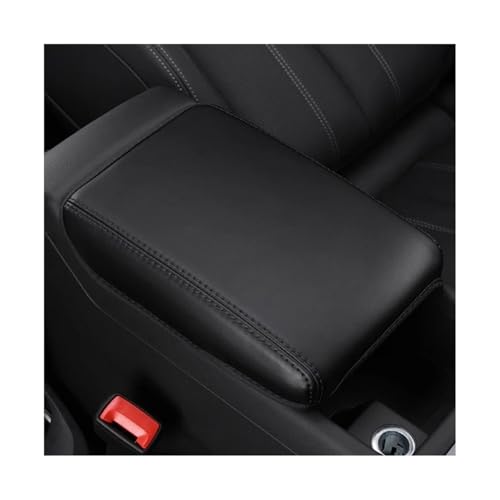 OQRDVVTT Mittelarmlehne Box Für A-UDI A4 B8 2008-2016 B9 2016-2021 Auto-Armlehnenkonsolenabdeckung Kissenstütze Box Top Matte Liner Matte Case Auto Mittelkonsole(Schwarz,B9 2016-2021) von OQRDVVTT