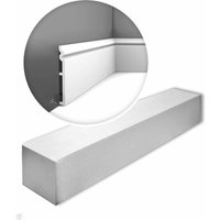 Orac - Decor SX206-box luxxus 1 Karton set mit 9 Sockelleisten Stuckleisten Zeitlos / Klassisch weiß 18 m von ORAC