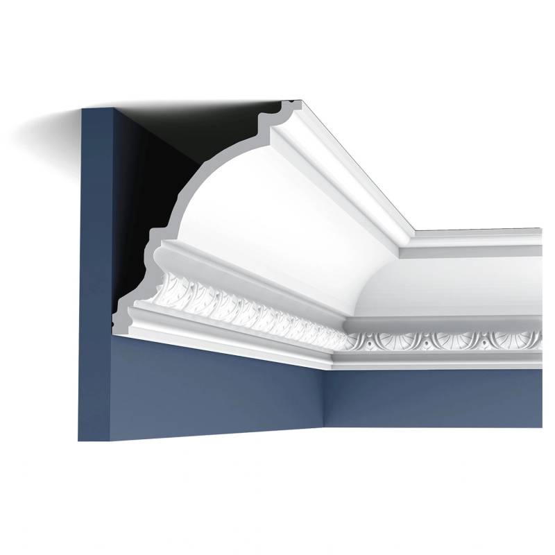 ORAC DECOR C301 LUXXUS Decken Eckleiste Stuckleiste Gesims Dekor Zierprofil 2 m 200 cm x 17 cm x 14,4 cm Weiß von ORAC