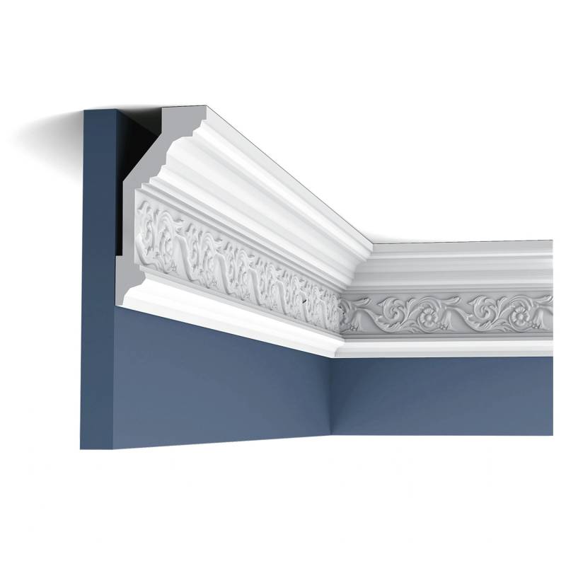 ORAC DECOR C303 LUXXUS Eckleiste Deckenleiste Stuckleiste Zierleiste Dekorprofil 200 cm x 14,4 cm x 6,5 cm Weiß von ORAC
