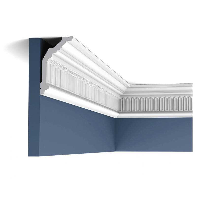 ORAC DECOR C304 LUXXUS Eckleiste Dekorprofil Stuckprofil Stuckleiste Zierprofil 200 cm x 7,2 cm x 12,2 cm Weiß von ORAC