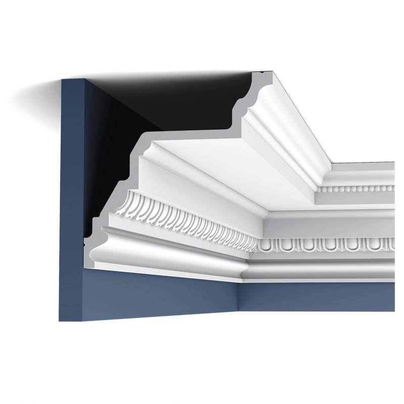 ORAC DECOR C307 LUXXUS Decken Eckleiste Stuckleiste Gesims Dekor Zierprofil 2 m 200 cm x 19,5 cm x 19,5 cm Weiß von ORAC