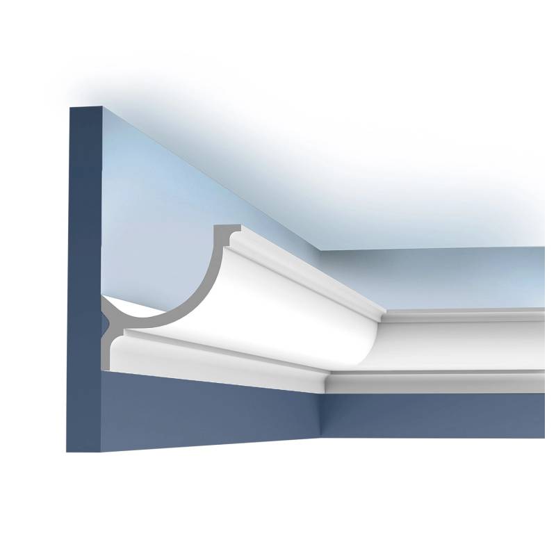 ORAC DECOR C902 LUXXUS Stuckprofil Stuck Gesims Eckleiste Deckengesims Profil 2m 200 cm x 10,3 cm x 10,3 cm Weiß von ORAC