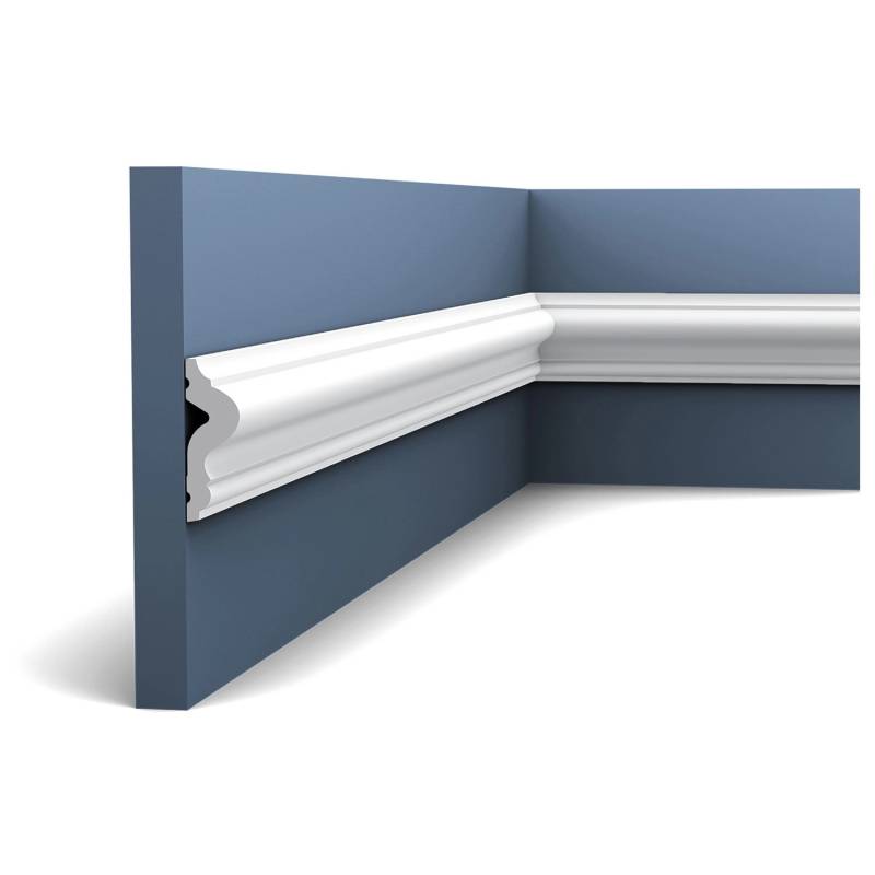 ORAC DECOR PX175 AXXENT Wand- und Friesleiste Zierleiste Stuckleiste 2 m 200 cm x 5,0 cm x 1,7 cm Weiß von ORAC