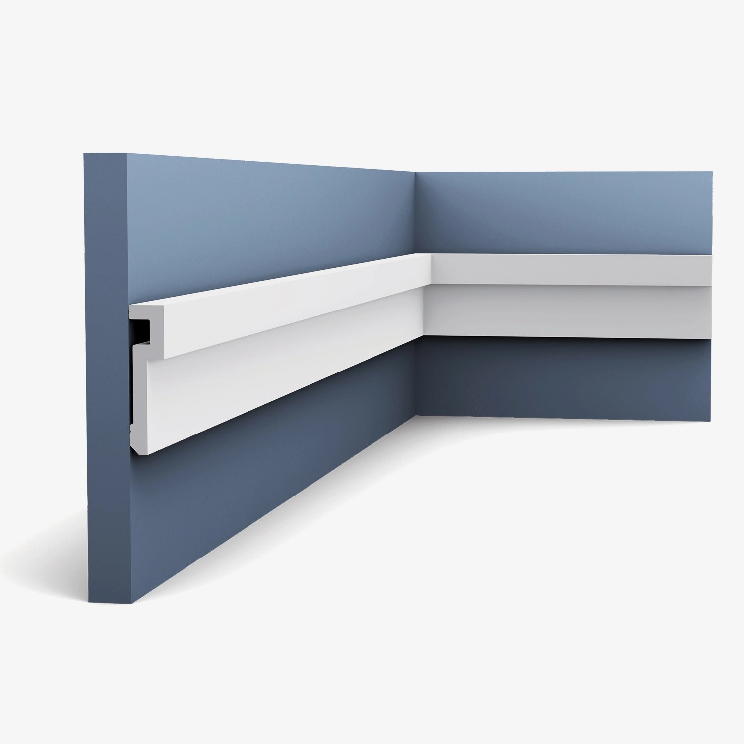 ORAC DECOR PX198 MODERN U-STEPS Wandleiste Zierleiste Sockelleiste Eckleiste 2 m 200 cm x 8,3 cm x 8,3 cm Weiß ORAC DECOR PX198 MODERN U-STEPS Wandleiste Zierleiste Sockelleiste Eckleiste 2 m 200 cm x 8,3 cm x 8,3 cm Weiß von ORAC