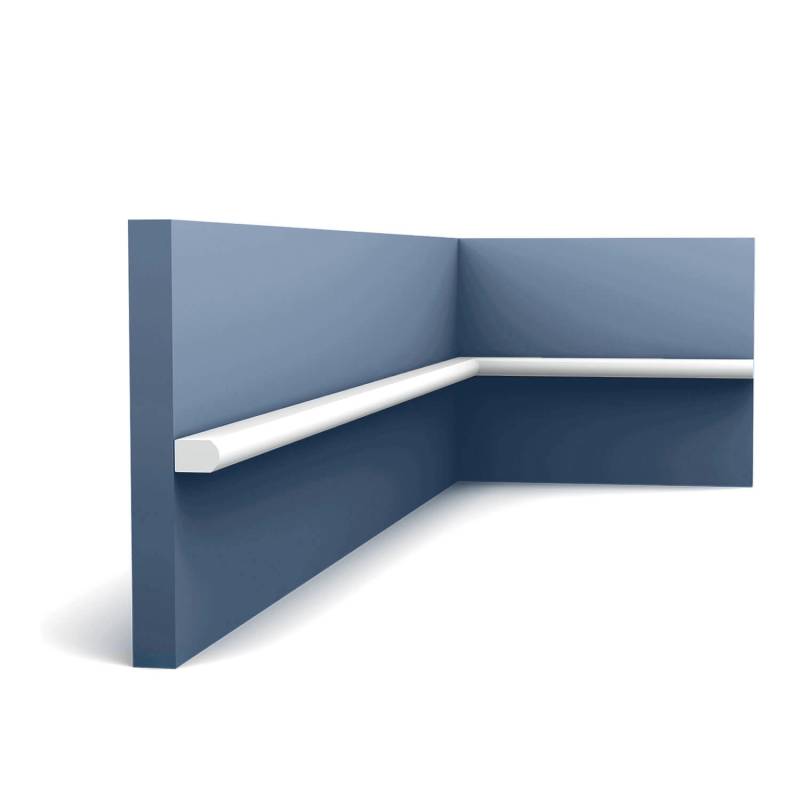 ORAC DECOR PX209 MODERN RIBBON Wand- und Friesleiste Zierleiste Stuckleiste 2 m Weiß von ORAC