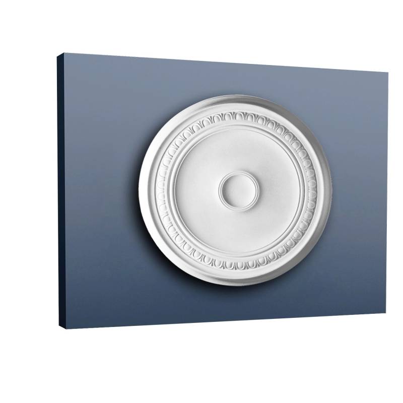 ORAC DECOR R77 LUXXUS DeckenroSette dekorative Stuck RoSette Lampenschirm 62 cm x 4,2 cm Weiß von ORAC