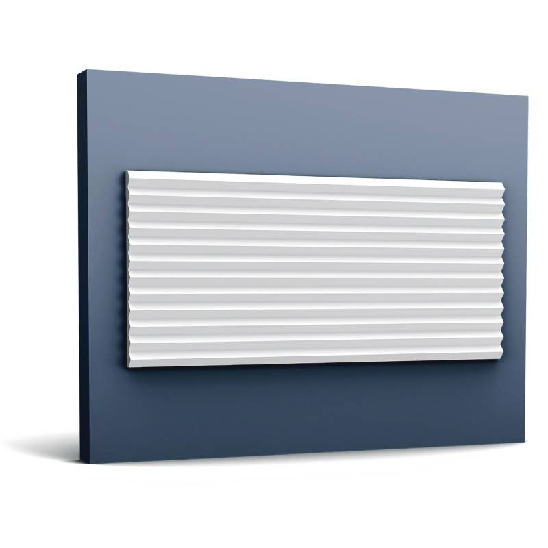 ORAC DECOR W108 MODERN ZIGZAG 3D Wandpaneel Zierlement 2 m 200 cm x 1,8 cm x 25,0 cm Weiß von ORAC